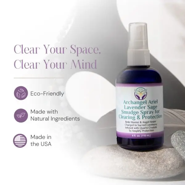 Archangel Ariel Lavender Sage Smudge Spray - product photo 8